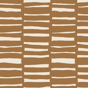 block and stripes bistre whisper white - geometrical design