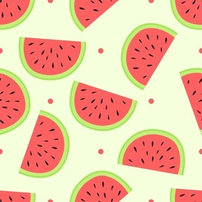 Juicy Watermelon Slices - Refreshing Summer Design with a Vibrant Tropical Aesthetic