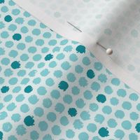Distressed Circles in Teal - Small 3/ SSJM24-A67
