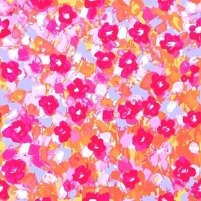 Chris Newson Floral / Barbie Pink