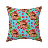 Trippy Flower Eyeball Pop Art Colorful