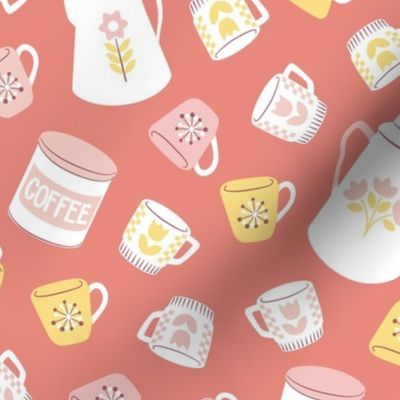 Vintage Coffee Time | Retro Pink Lemonade