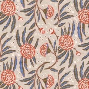 flowers  (blue/red)  MED 