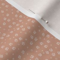 Tiny Paw Prints in Blush Pink (Micro Scale)