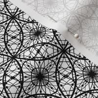 Black and White Circular Lace by Jac SLade