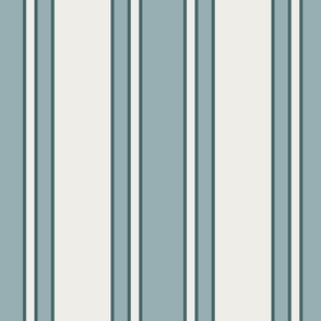French Blue Awning Stripes