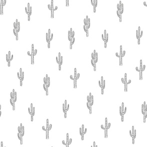 Black and white Western mini Cactus by Jac Slade