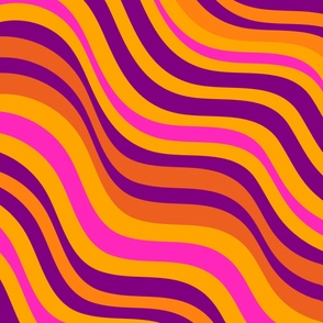 Liquid Swirl Flow Groovy Stripe Y2K Pattern