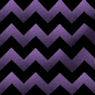 Purple Glitter Ombre Chevron black