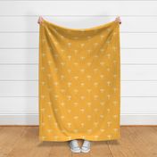 581 - Large scale golden mango yellow organic minimalist watercolour bows for kids apparel and bedroom decor