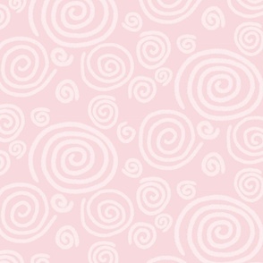 swirls texture  on pink 10 in