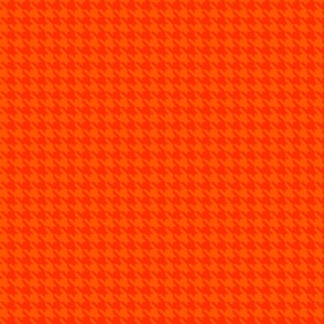 Colorful Houndstooth Pattern, Orange and Red