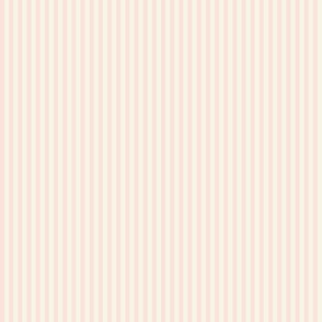 powdery pink and cream simple thin stripes-bedding