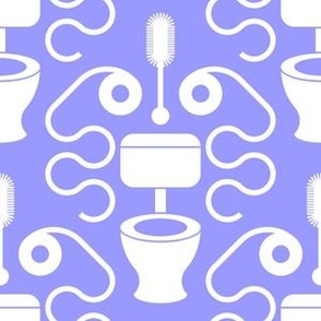 16812214 : toilet damask : Bw