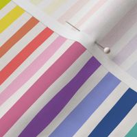 Rainbow summer stripes - Non-traditional lgbtq+ pride design on ivory