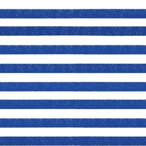 Big Distressed Blue Nautical Stripes