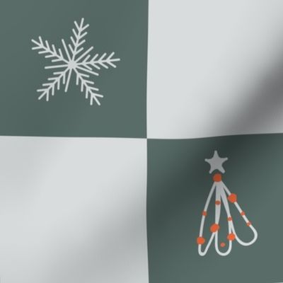 Holiday Madness Tile -  Green