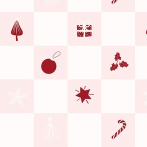 Holiday Madness Tile - Pink