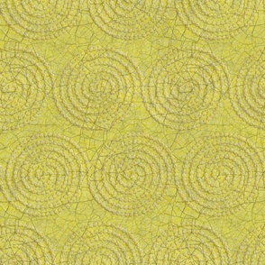 Mother of Pearl Spiral Emboss Textured…..chartreuse shade.