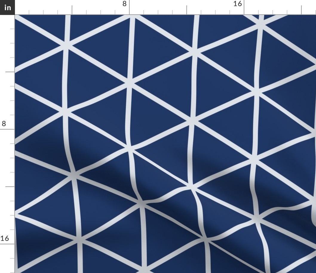 Isometric Graph Paper-XL  Scale-Solitude Grey-Regal Blue-Shibori Blues Palette
