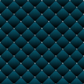 Stylish dark turquoise geometric pattern with volume effect.