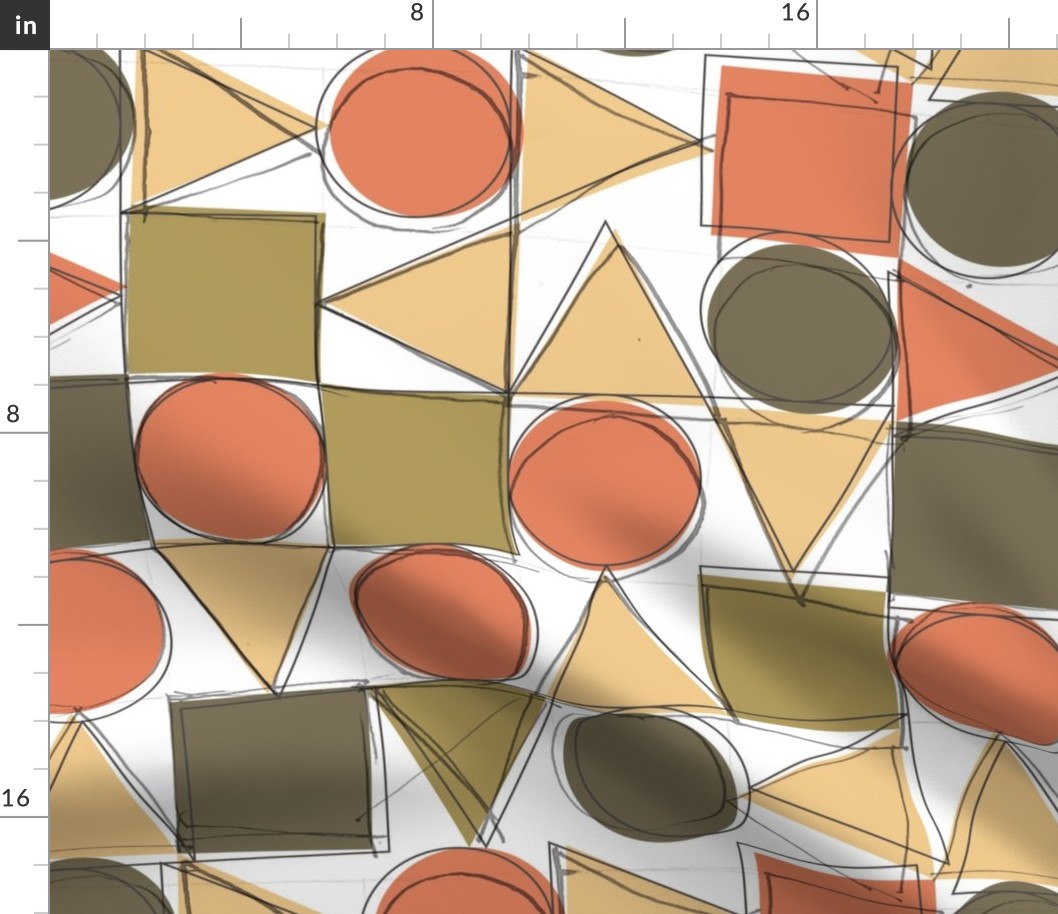 Mid-modern geometric sketchy 6