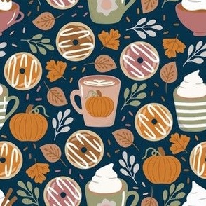 small pumpkin latte / navy