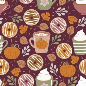 small pumpkin lattes / plum