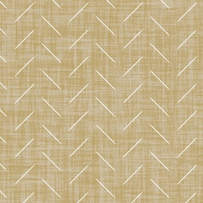 leaves_overlap_coord_Minimal herringbone on linen texture simple cream white arrow lines on sandy beige