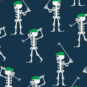 Skeleton Golfers  - Navy - LAD24