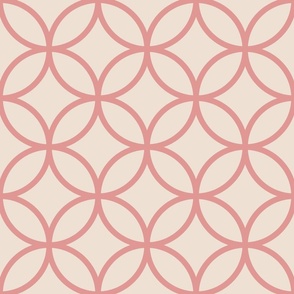 Pink Quatrefoil Pattern