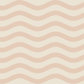 Pink Pastel Curvy Wave Pattern