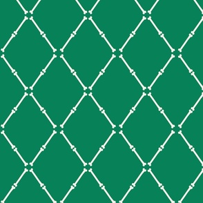 bone - trellis on green - LAD24