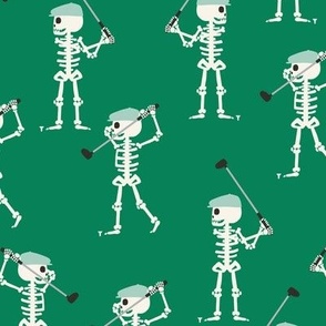 Skeleton golfer - green - LAD24