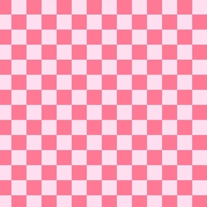 (S) Checkboard - Cheerful Checks - pink