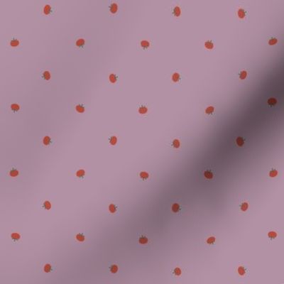 tiny tomato polka dots
