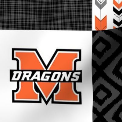 Dragons Fans - Wholecloth Cheater Quilt
