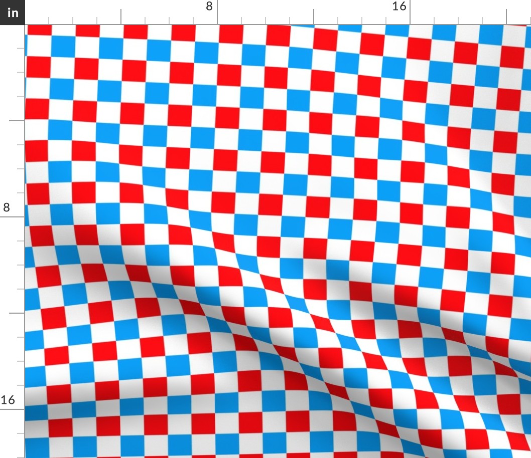 4th of July checkerboard
