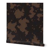 Faux Cow Print Black and Brown, large