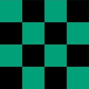 2” Checkers Demon Green and Black