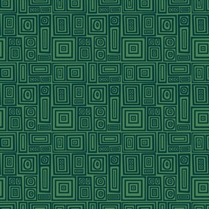 Peruvian Puzzle GREEN 6in