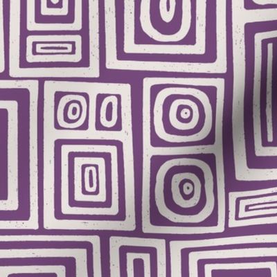 Peruvian Puzzle PURPLE 12in