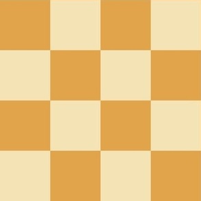 2” Checkers, Mustard and Butter Yellow