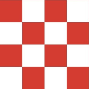 2” Checkers, Red and White
