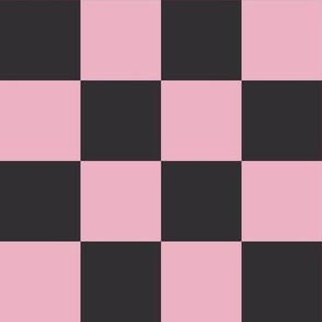 2” Checkers, Pink and Dark Chocolate
