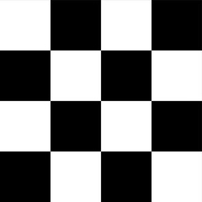 2” Checkers, Classic Black and White