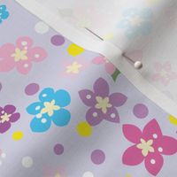 Whimsical Periwinkle Florals