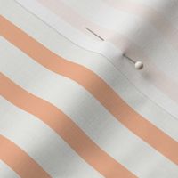 Peach fuzz and White Narrow Stripes