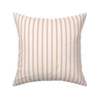 Pastel Pink and White Narrow Stripes