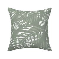 Tropical Jungle in Darker Sage